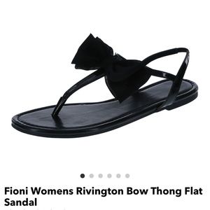 Fioni Rivington Bow Thong, Size 10
